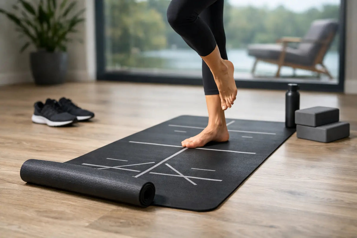 Alignment Mat for Balance Drills Anywhere