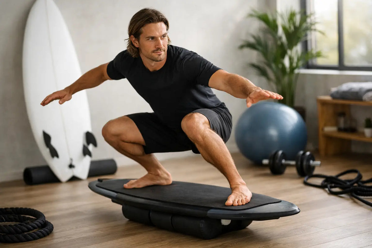 How to Train for Surfing on Land