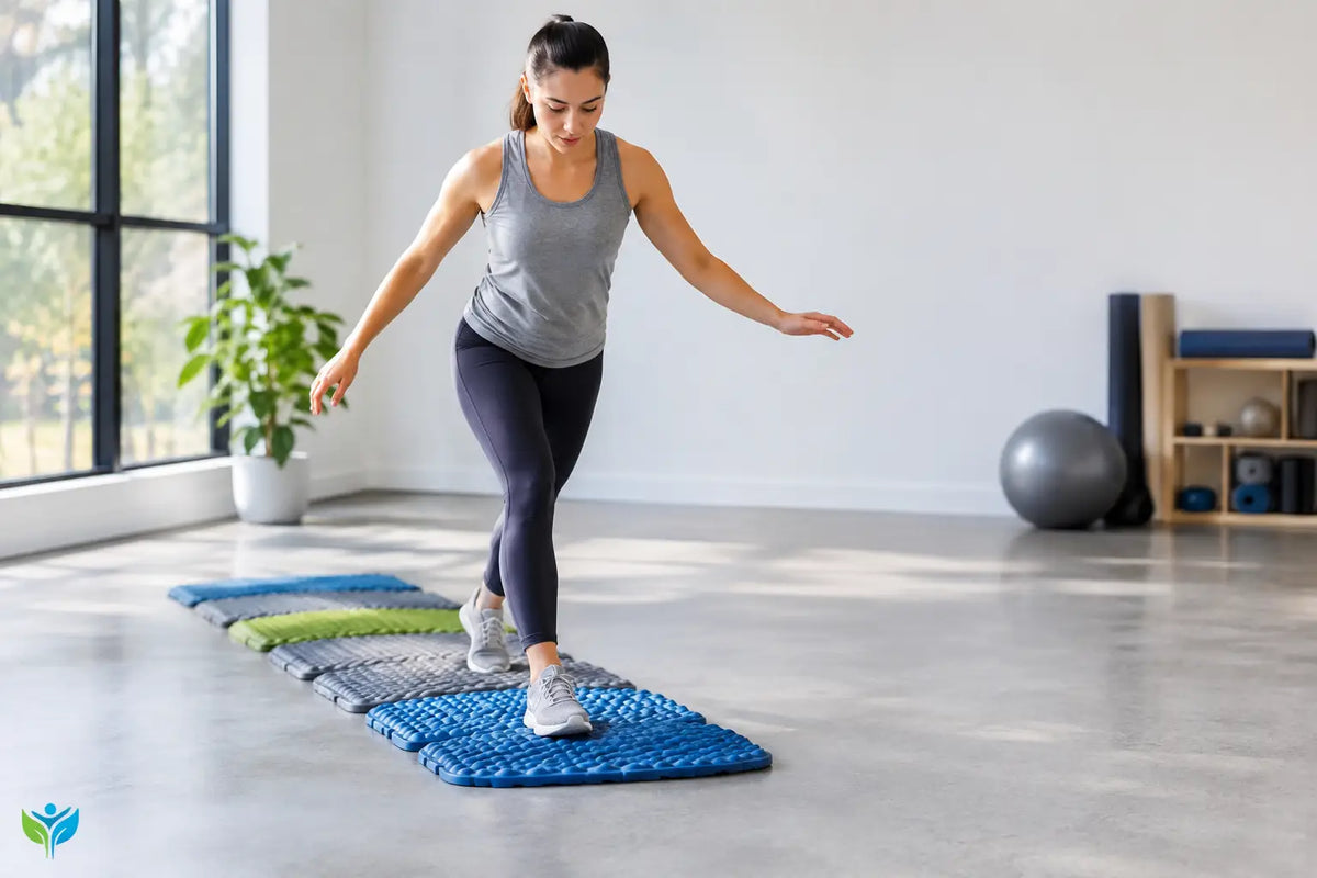Uneven Terrain Mats for Movement Without Walls