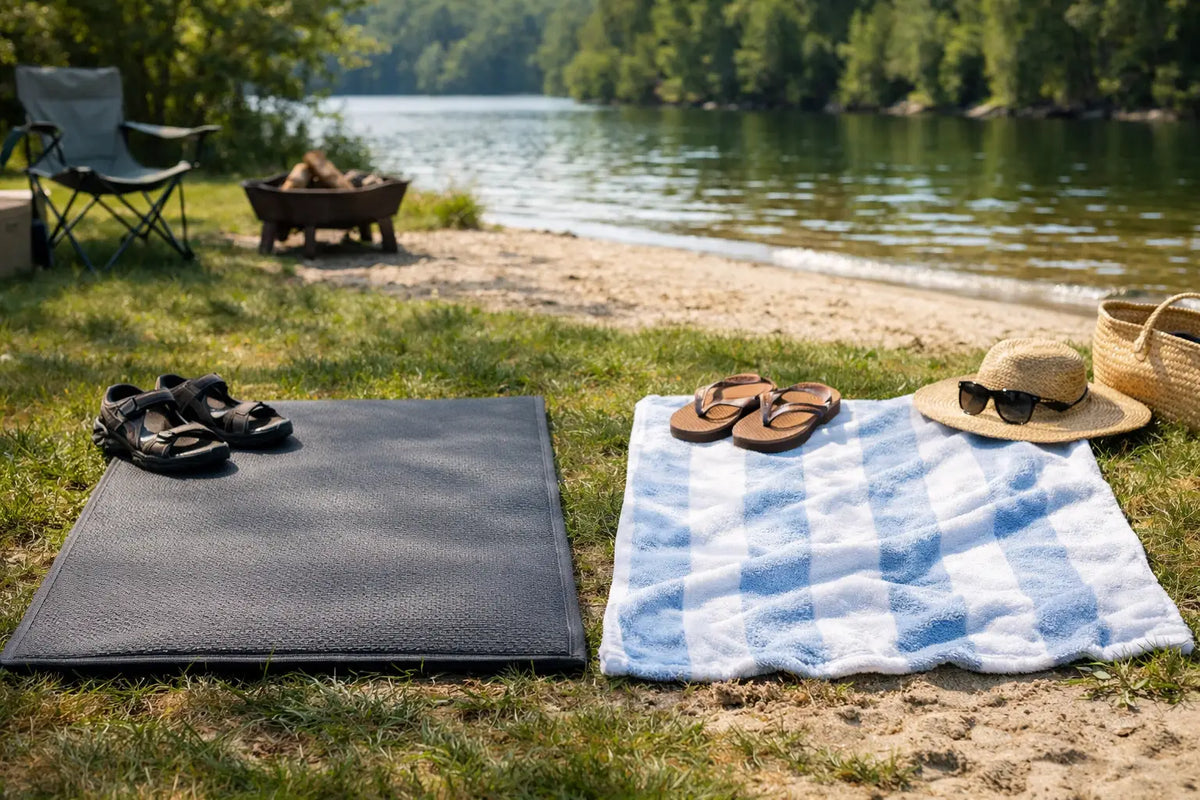 Outdoor Mat vs Towel: What Works Outside?
