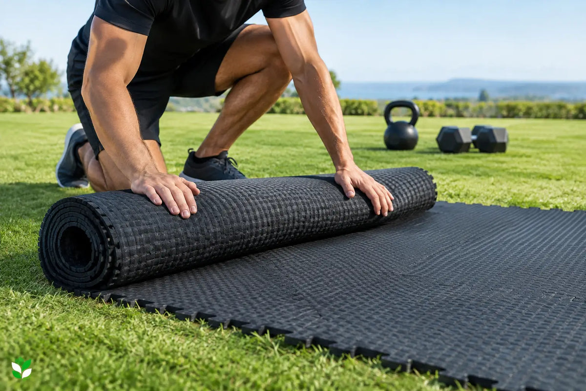 How to Stabilise Grass Mats for Outdoor Training