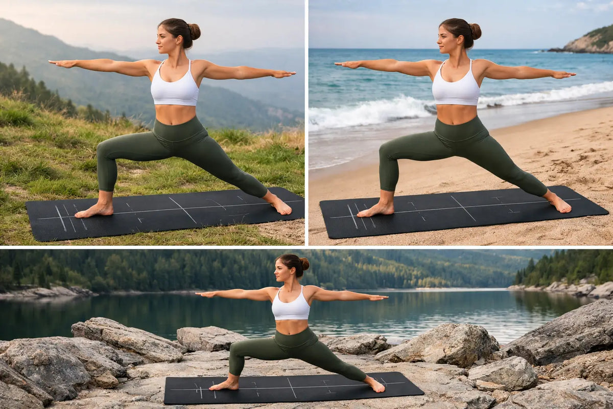 Do Alignment Lines Improve Yoga on Any Terrain?