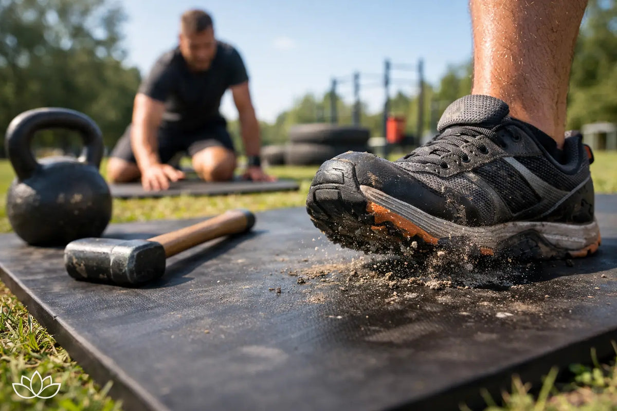 Mat Durability Test for Outdoor Training