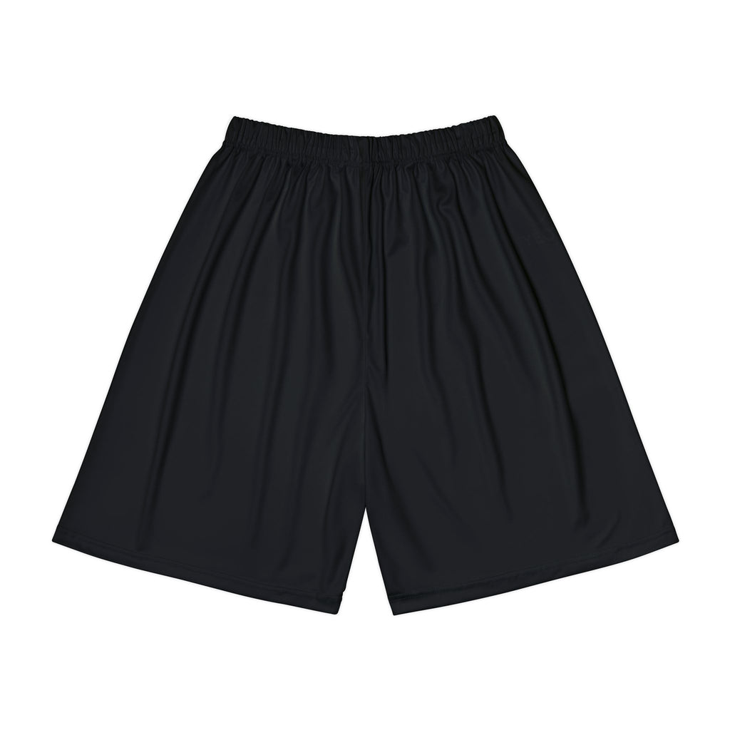 Black Performance Sports Shorts — Lightweight Men's Athletic Basketball Shorts