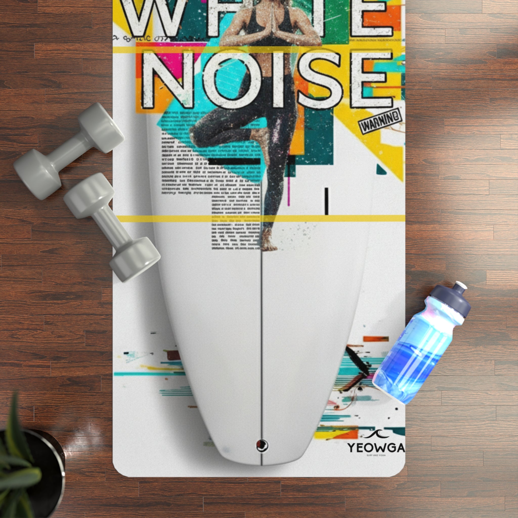 White Noise Mat | Outdoor Yoga Mat for Surf Training & Beach Workouts