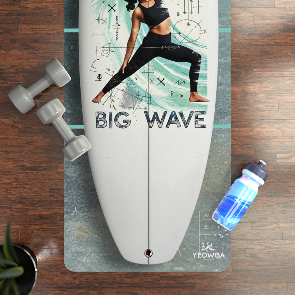 Big Wave Mat | Surf Training Yoga Mat for Power, Balance & Outdoor Workouts